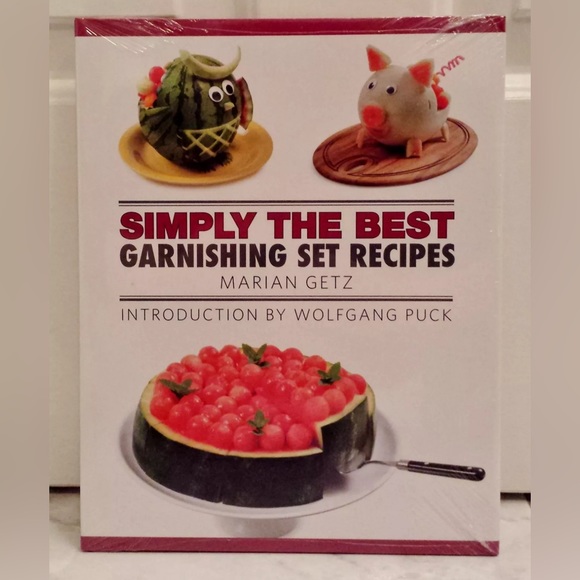 Simply The Best Garnishing Set Recipes By Marian Getz Intro by Wolfgang Puck - Picture 5 of 6
